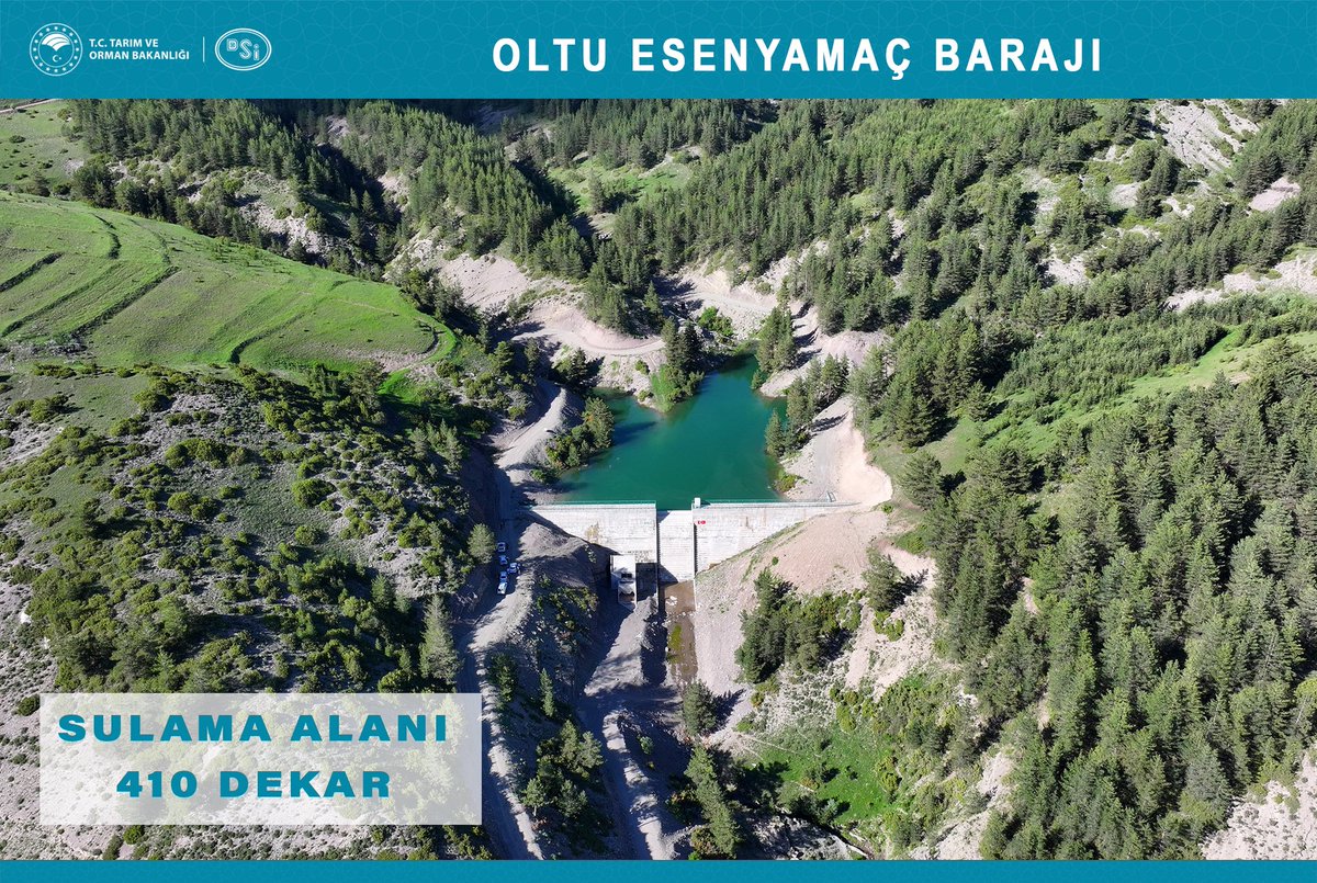 Oltu Esenyamaç Barajı

Oltu Esenyamaç Barajı, tarımsal üretimi artıran ve bölge ekonomisine güç katan stratejik bir su kaynağına dönüşmüştür.

Bu kıymetli yatırım için Cumhurbaşkanımız Sayın Recep Tayyip Erdoğan’a şükranlarımı sunuyorum.
Ayrıca; Tarım ve Orman Bakanımız Sayın