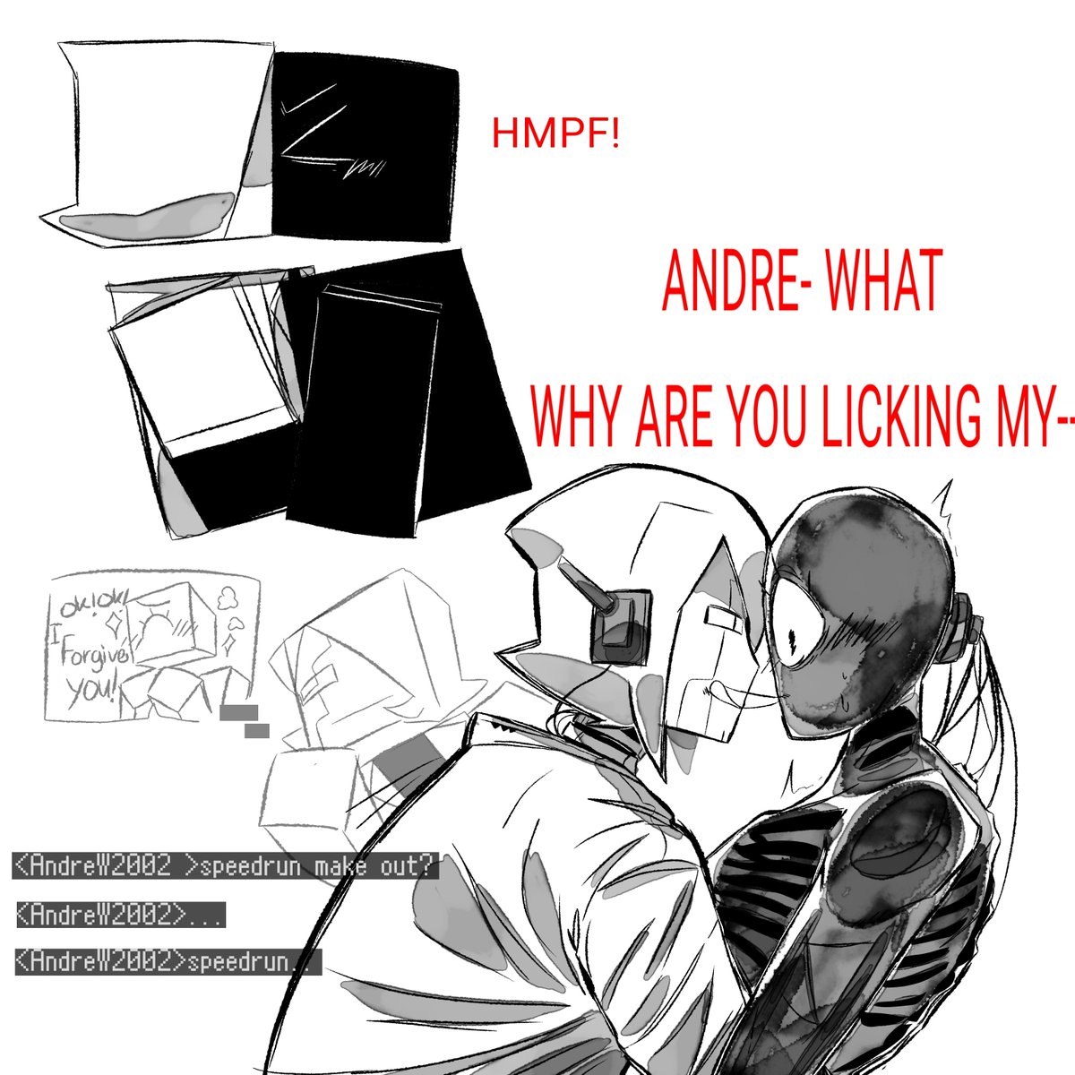 HanakoRan2009's tweet image. FUCK THIS THANG HAVE INVADE MY MIND TOO IM SO COOKED

#AndreW2002 #Assimilation #minecraftargbuttheprotagonisaspeedrunner #P1A1