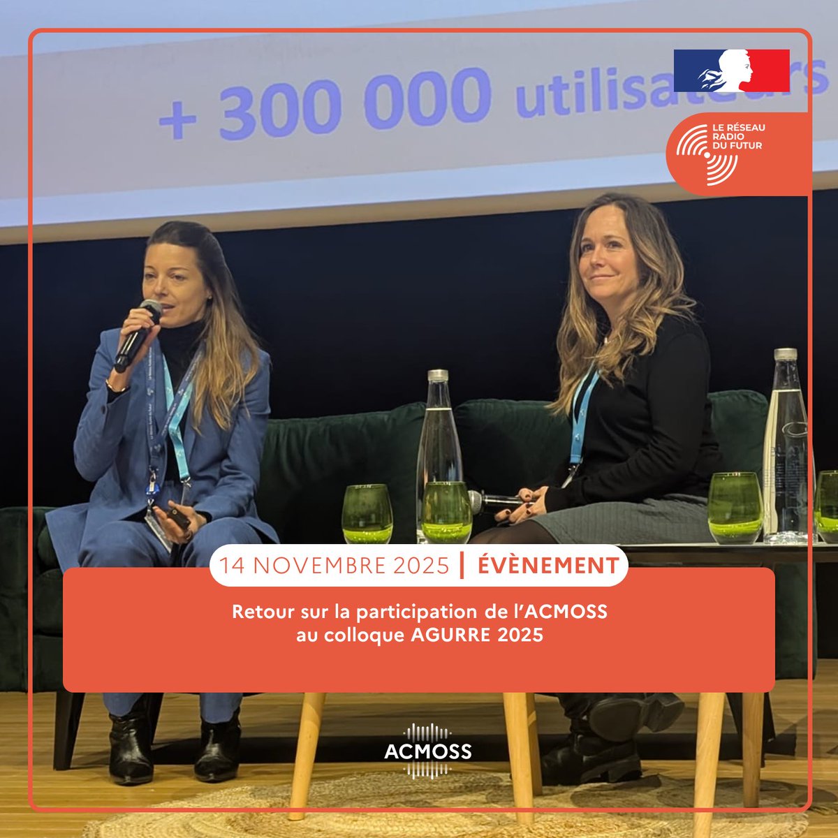 ACMOSS_FR's tweet image. 💡L’@ACMOSS_FR était au colloque @_AGURRE_ 2025 pour présenter les avancées du #RRF : application des arrêtés tunnel et article MS71, coûts de raccordement RMP, autorisations 700 MHz PPDR et futures infrastructures stratégiques. 🚀

En savoir plus : acmoss.fr/actualites/l-a…