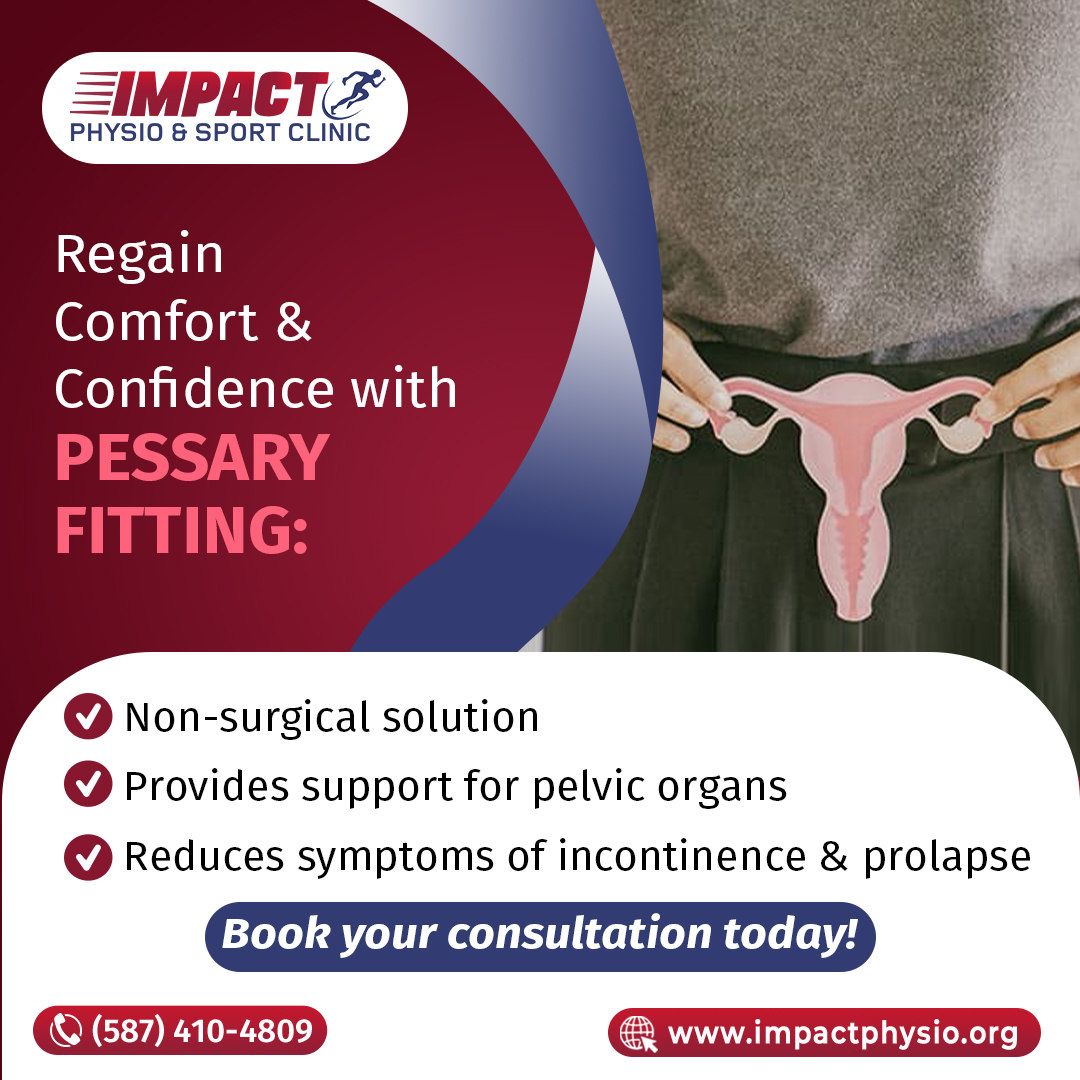 Impact_Physio_'s tweet image. Struggling with pelvic discomfort? 
A properly fitted pessary can restore comfort, support, and confidence in your daily life. Our physiotherapist ensures a safe, personalized fitting experience just for you.  Book your consultation now!
#PessaryFitting #PelvicHealth #healthcare