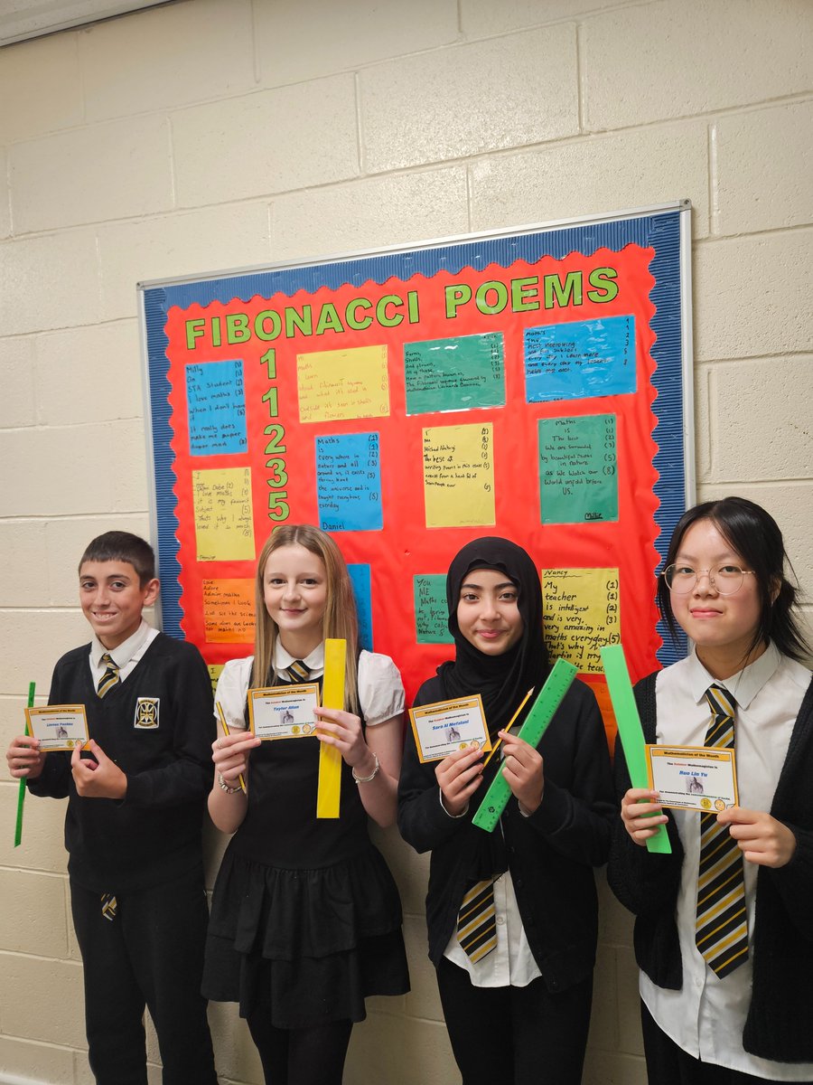 STA_Maths's tweet image. Some of our 💛Mathemagicians of the Month🖤 recognised for demonstrating the conscientiousness of Euclid 🧮 keep the maths mathin 😎@StThomasAqSec @MrsFarrellDHT
