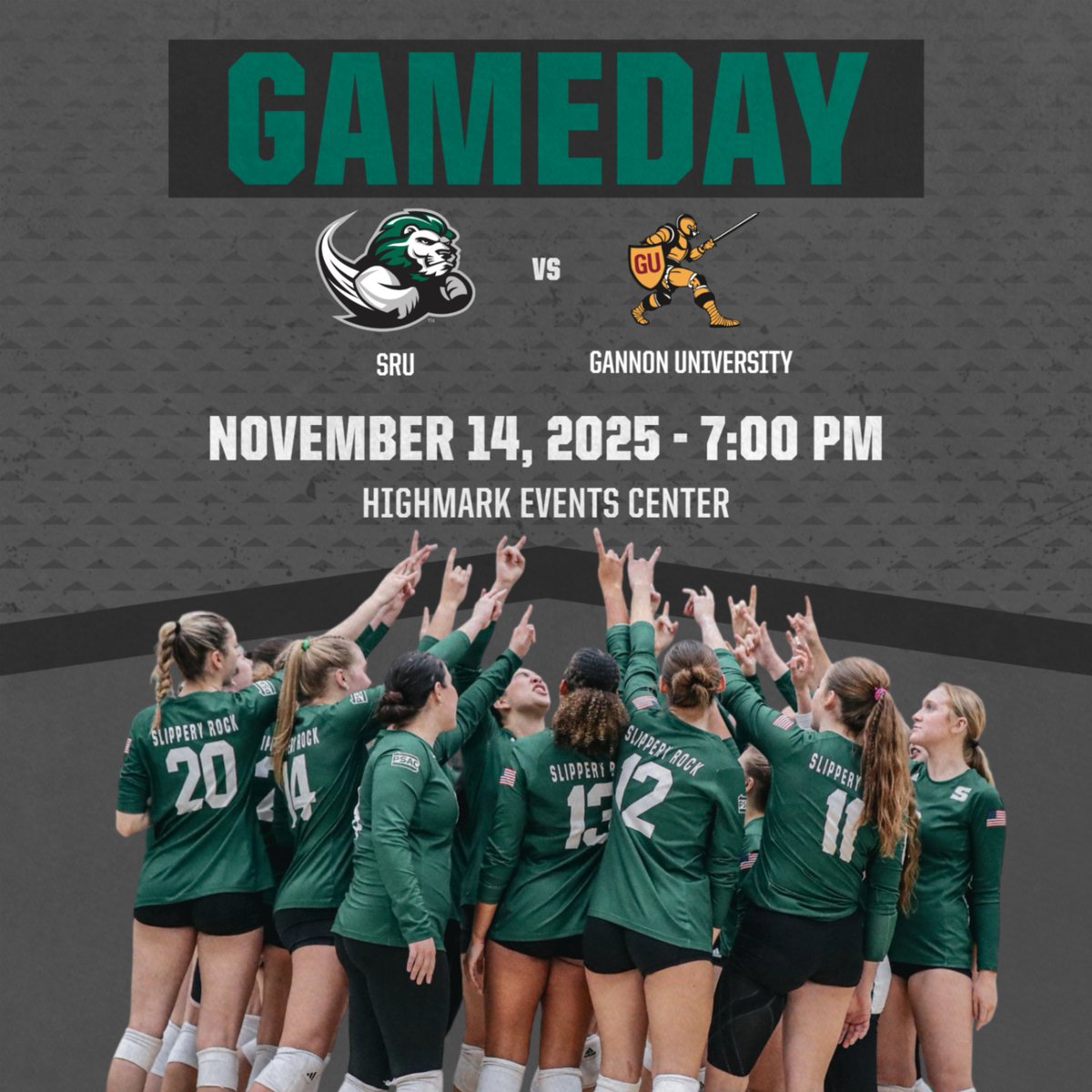 Slippery_RockVB's tweet image. #RockVB is on the road this weekend facing Gannon University tonight at 7pm! Watch the match live through the SRU Athletics Website.

#GOROCK