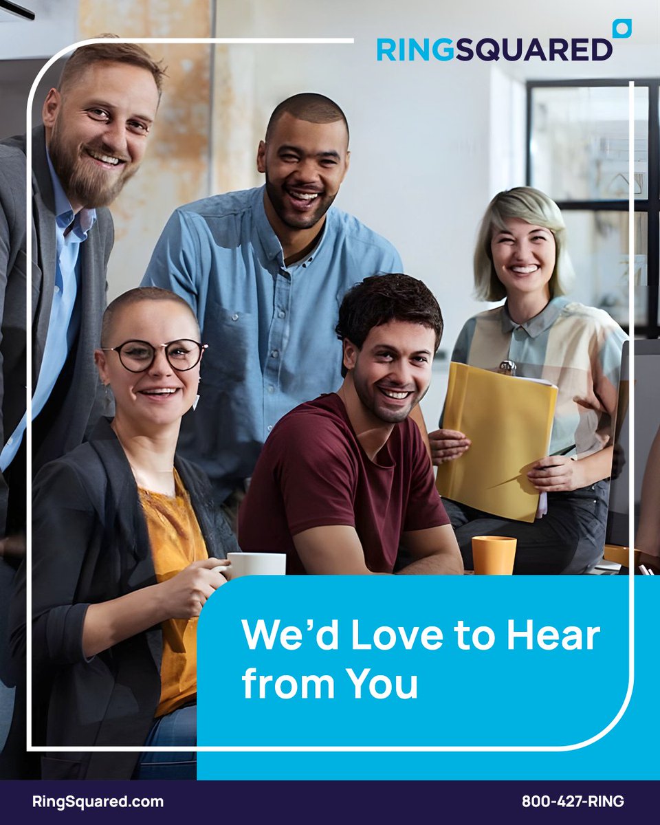 ringsquared's tweet image. We’d love to hear from you. What’s your favorite part of being a RingSquared client?

#RingSquared #FunFriday #ClientAppreciation #Gratitude #StayConnected #VoiceAndData