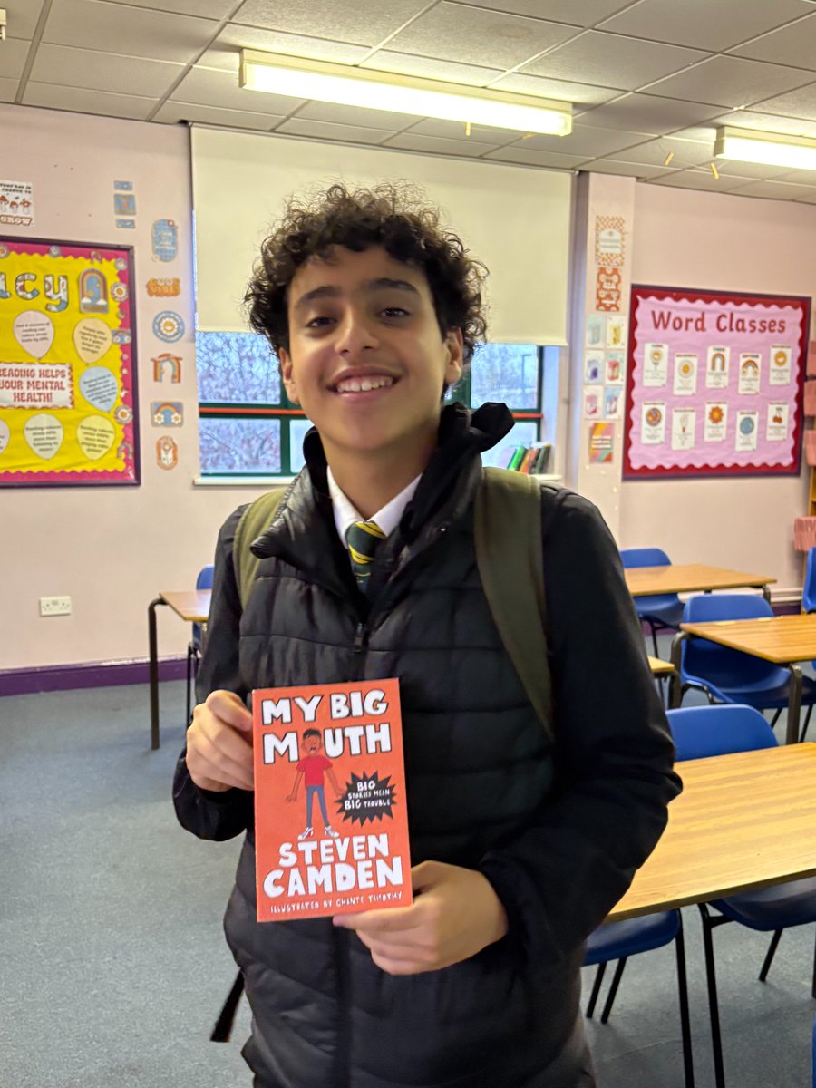 HolyTrinityCol's tweet image. 🎉 Well done to Ekrama in Year 10! 🎉
He’s won our writing competition, inspired by the recent visit from local writer Steven Camden.
A huge congratulations - and enjoy your prize: a copy of one of Steven’s fantastic books! 📚✨@homeofpolar
#ProudSchool #YoungWriter #Inspiration