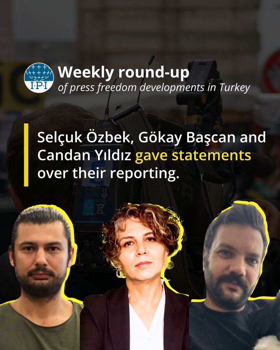 (2/6) KRT TV owner who has not paid salaries to journalists has filed a complaint against other journalists for reporting on it. As a result, <a href="/BirGun_Gazetesi/">BirGün Gazetesi</a>’s <a href="/slckzbk/">Selçuk Özbek</a> and <a href="/Gokaybascan/">Gökay Başcan</a>, and <a href="/t24comtr/">T24</a>’s <a href="/candanyildiz/">candanyıldız</a> were summoned for questioning.
birgun.net/haber/krt-tv-p…