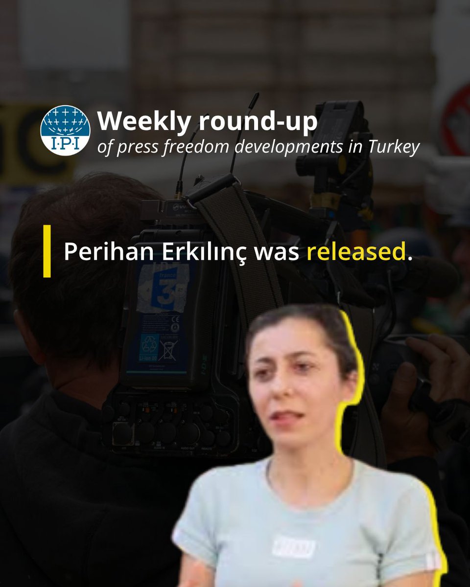 <a href="/BirGun_Gazetesi/">BirGün Gazetesi</a> <a href="/slckzbk/">Selçuk Özbek</a> <a href="/Gokaybascan/">Gökay Başcan</a> <a href="/t24comtr/">T24</a> <a href="/candanyildiz/">candanyıldız</a> <a href="/GozdeBedeloglu/">Gözde Bedeloğlu</a> <a href="/kayhanayhann/">Kayhan AYHAN</a> <a href="/canoztrk09/">Can Öztürk</a> (6/6) Journalist Perihan Erkılınç, who faced terrorism-related charges, has been released after 194 days in pre-trial detention.
evrensel.net/haber/583591/g…