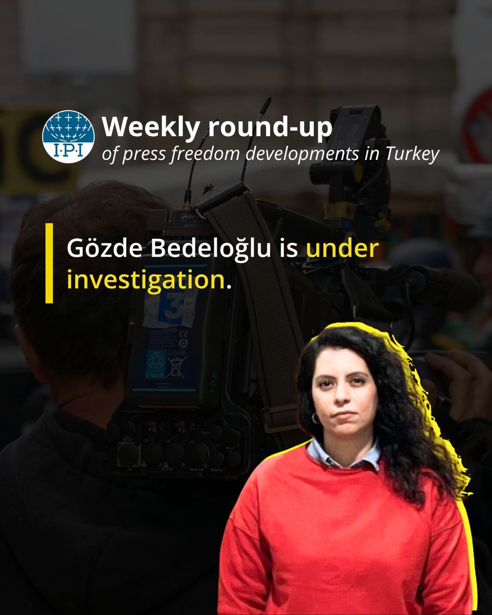 <a href="/BirGun_Gazetesi/">BirGün Gazetesi</a> <a href="/slckzbk/">Selçuk Özbek</a> <a href="/Gokaybascan/">Gökay Başcan</a> <a href="/t24comtr/">T24</a> <a href="/candanyildiz/">candanyıldız</a> (3/6) Journalist <a href="/GozdeBedeloglu/">Gözde Bedeloğlu</a> is under investigation after a construction company owner filed a criminal complaint accusing her of insult, slander, and misinformation.
birgun.net/haber/tasyapin…