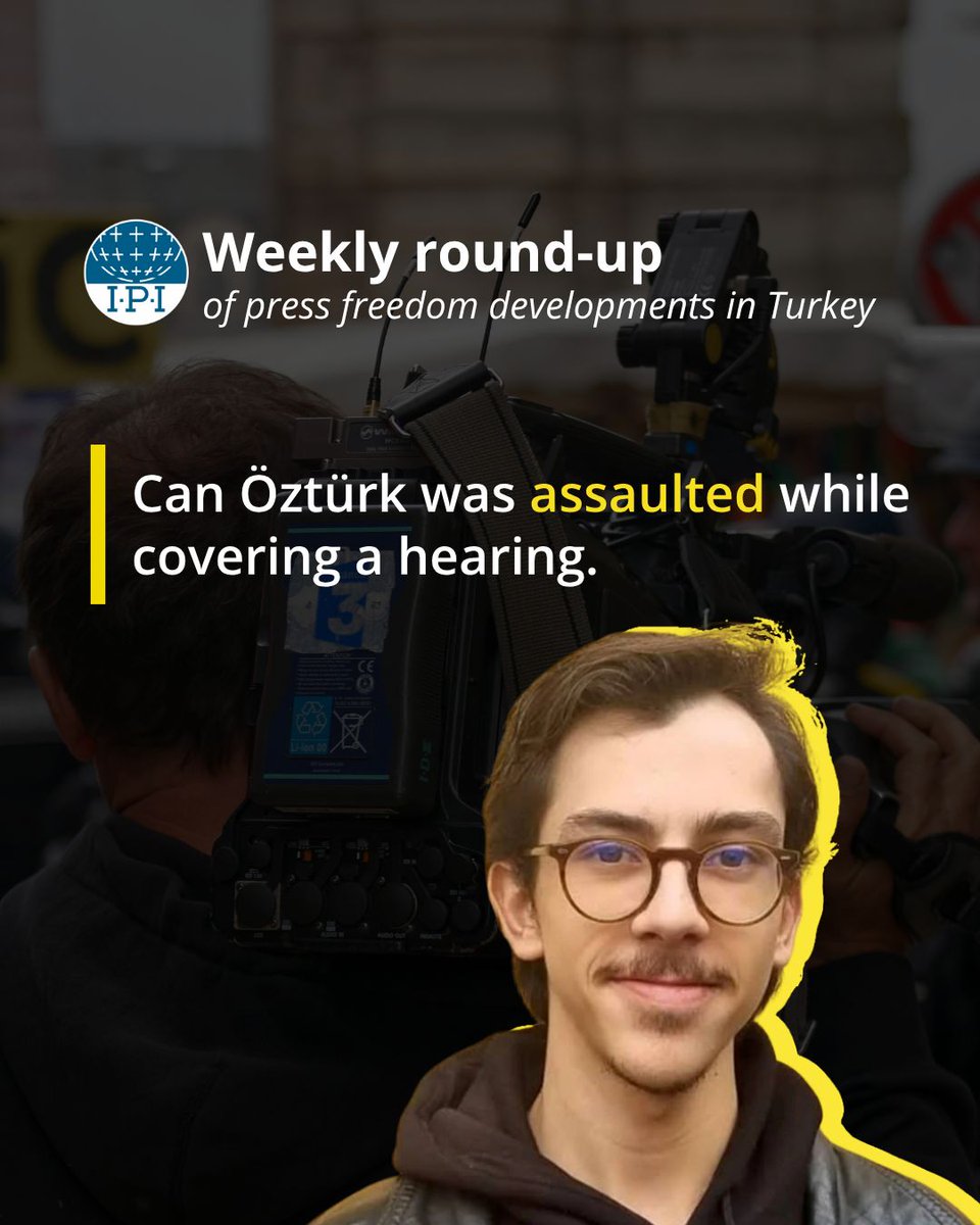 <a href="/BirGun_Gazetesi/">BirGün Gazetesi</a> <a href="/slckzbk/">Selçuk Özbek</a> <a href="/Gokaybascan/">Gökay Başcan</a> <a href="/t24comtr/">T24</a> <a href="/candanyildiz/">candanyıldız</a> <a href="/GozdeBedeloglu/">Gözde Bedeloğlu</a> <a href="/kayhanayhann/">Kayhan AYHAN</a> (5/6) <a href="/t24comtr/">T24</a> reporter <a href="/canoztrk09/">Can Öztürk</a> was reportedly assaulted by a politician who grabbed his arm and forced him out of a courtroom while he was covering a hearing.
t24.com.tr/haber/zafer-pa…