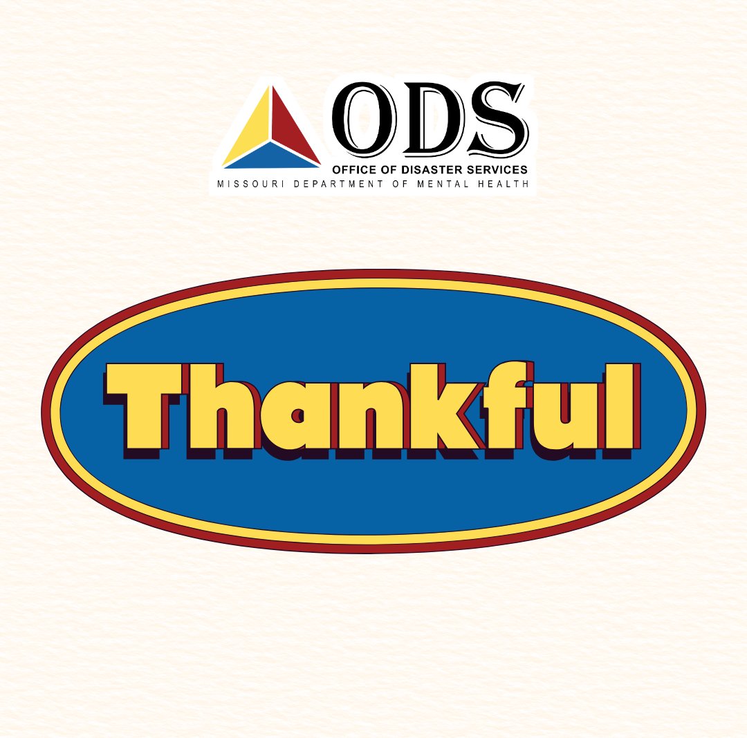 DMHDisaster's tweet image. Taking time each day to be thankful for something can be a great mindset shift! Take time right now to breathe and think of two things you're thankful for.