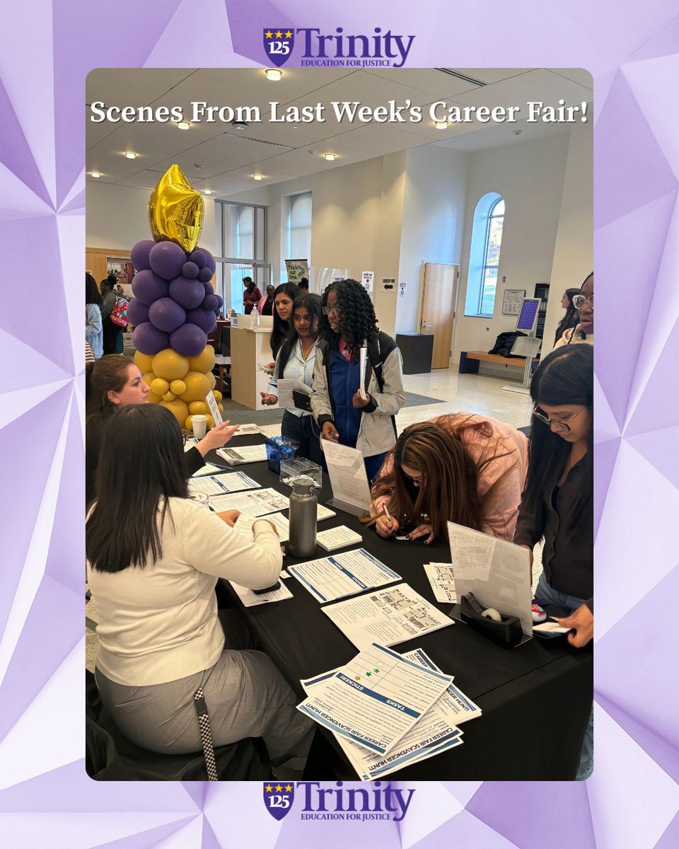 TrinityDC's tweet image. Scenes from last week&apos;s #TrinityDC Career Fair! 

#TrinityDCLife #Careers