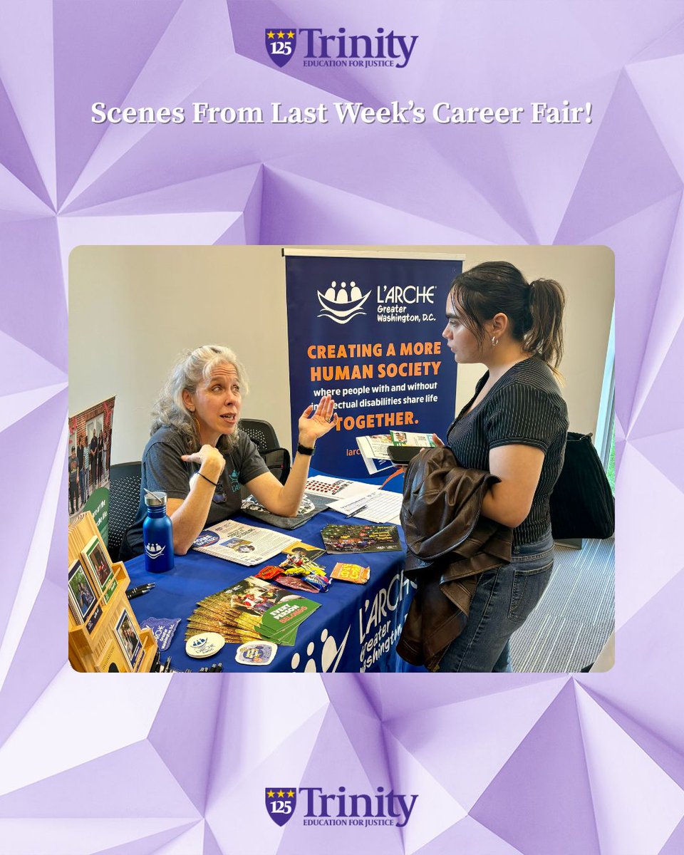 TrinityDC's tweet image. Scenes from last week&apos;s #TrinityDC Career Fair! 

#TrinityDCLife #Careers