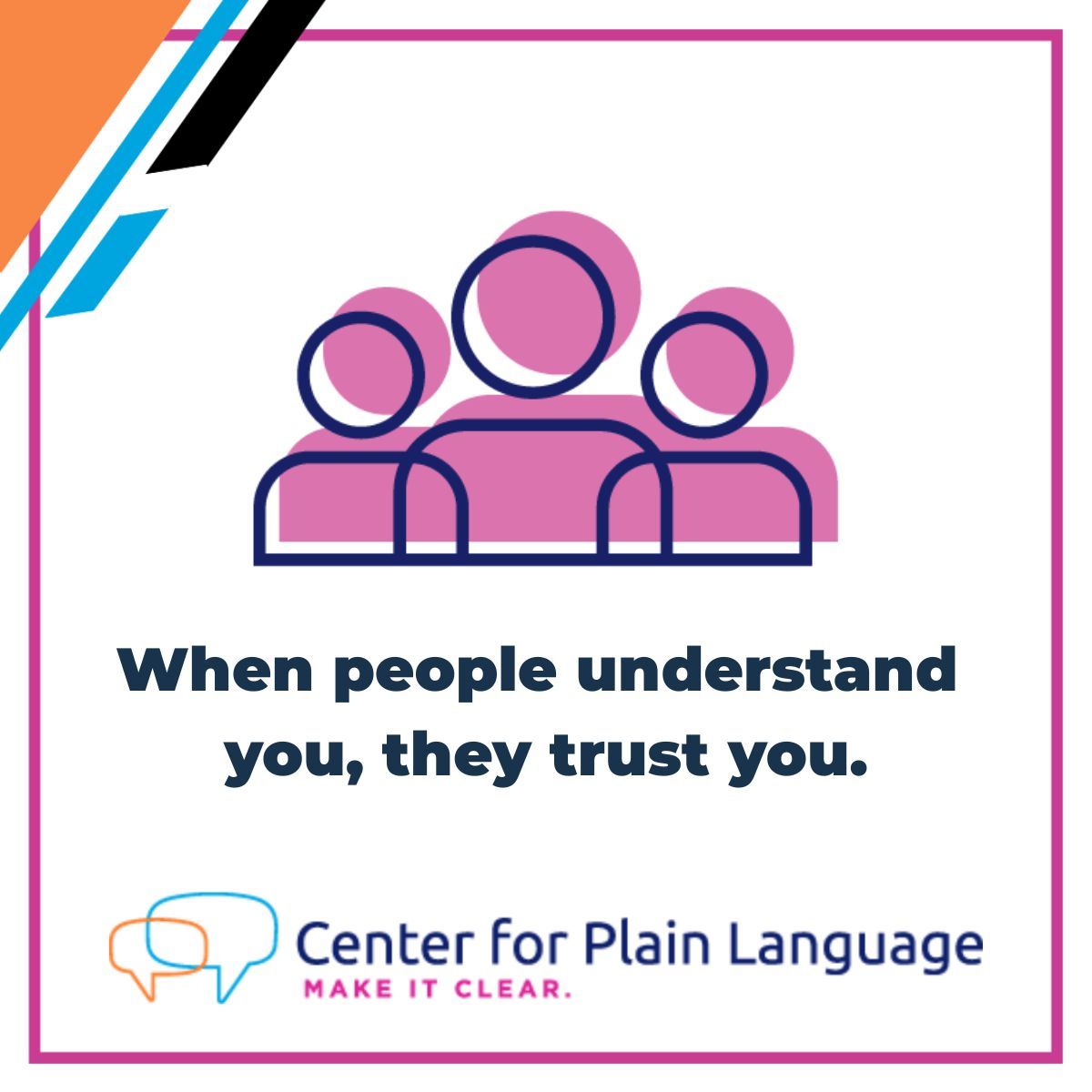 plain_language's tweet image. Clear communication builds trust.

Whether you’re explaining a complex process or writing to the public, remember: if your audience understands, you’ve succeeded.

#MakeItClear #PlainLanguage #CommunicationMatters