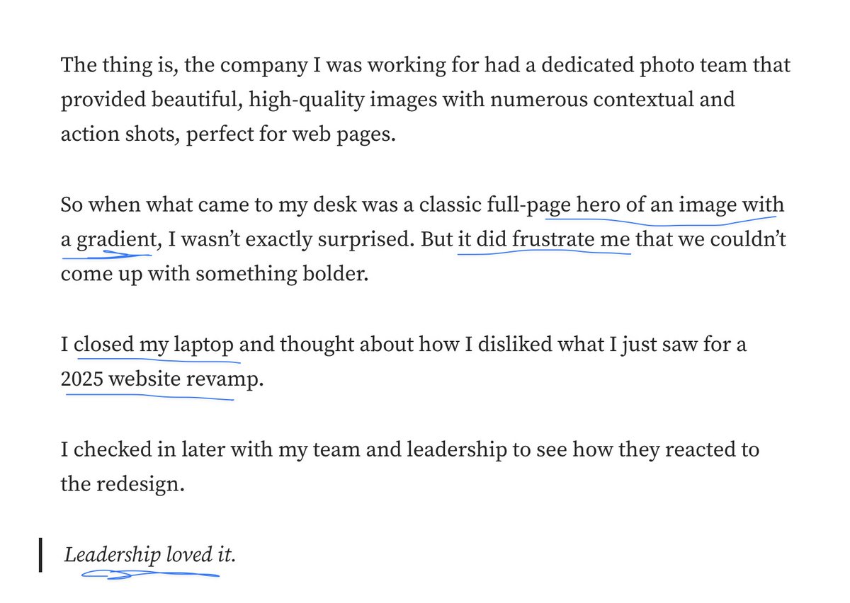 abinashmohanty's tweet image. Design is subjective 💫

You might send a stunning 3d animation header to a fashion design client… and she still won’t like it.
You might use premium cloth textures for an album cover… and the band still says no.

Those who juggle product design and branding already know this.…