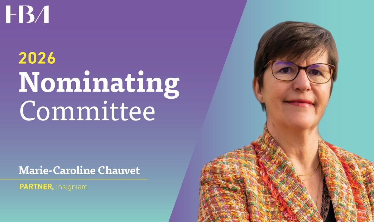 We are proud to share that Insigniam partner, Marie-Caroline Chauvet, has been appointed to the 2026 Healthcare Businesswomen's Association Nominating Committee! 

This role enables her to help shape the next generation of leaders in healthcare.
