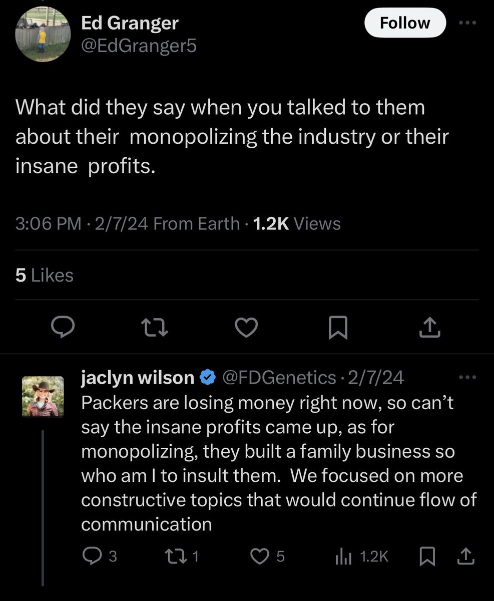 LonesomeLands's tweet image. Some of the same people pushing back against the meat packer investigation also believe that bribing 1,800 Brazilian government officials with over $150 million, in order to take over U.S. beef and cattle industries, is how you build a family business.