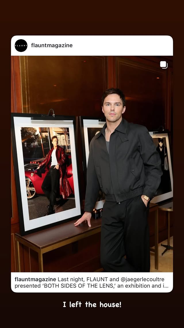 nicholashoult: “I left the house!”