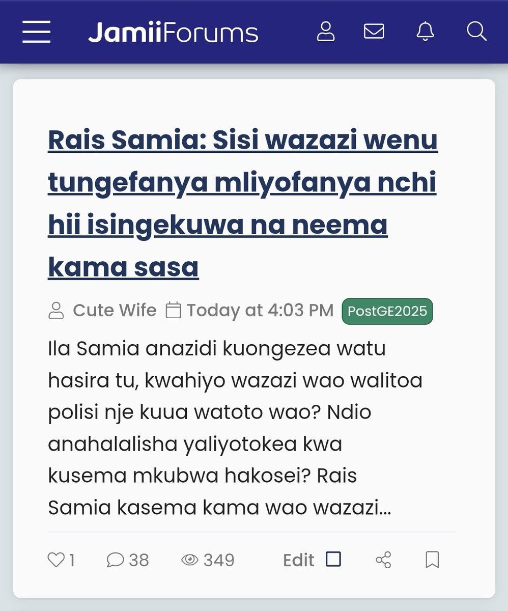 JamiiForums's tweet image. Novemba 14, 2025: Sehemu ya yanayojiri na kujadiliwa ndaninya JamiiForums.com kufuatia Hotuba ya Rais Samia Bungeni leo