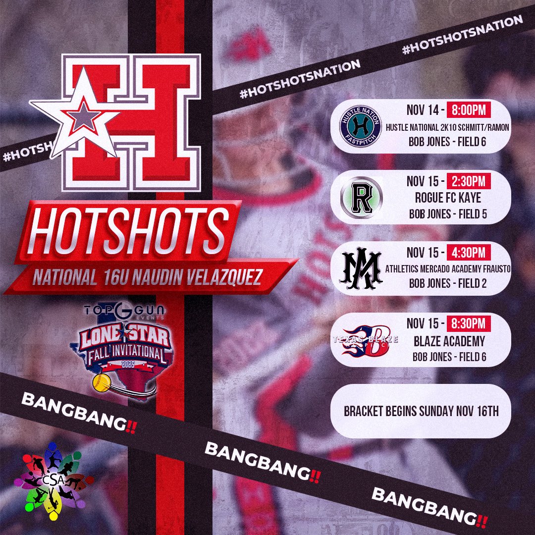 Finishing off our Fall season in the Grapevine, TX area this weekend! First game is in Southlake at Bob Jones Park tonight at 8:00 pm‼️

Also, I will be camping tomorrow at the <a href="/elite9camps/">Elite9Camps</a>  in Grapevine at Oak Grove Sports Complex. 

Single elimination bracket on Sunday! Let’s