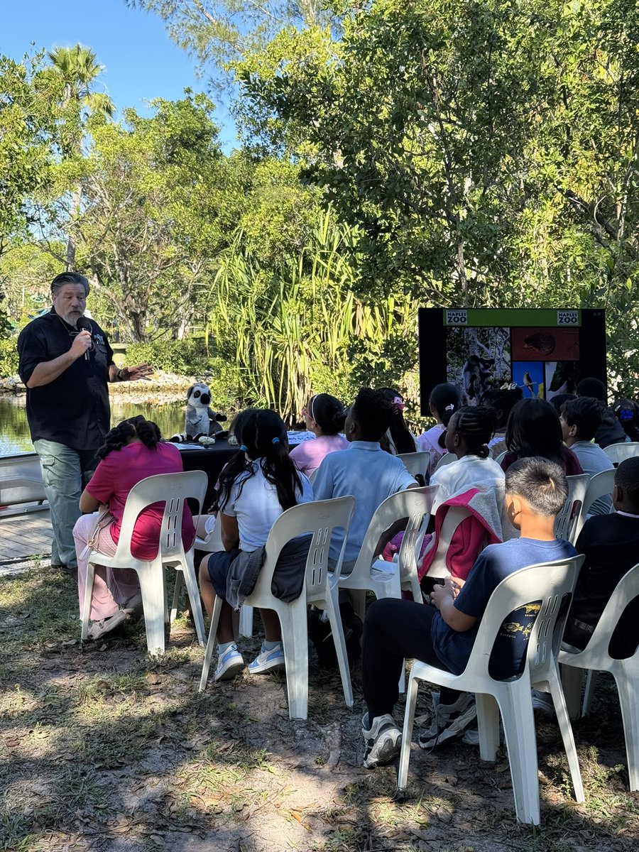 4th grade ZooCon is live from <a href="/NaplesZoo/">Naples Zoo</a> on the education channel. Join our National Geographic Explorer <a href="/lukedollar/">luke dollar</a> share his knowledge of lemurs with our students.