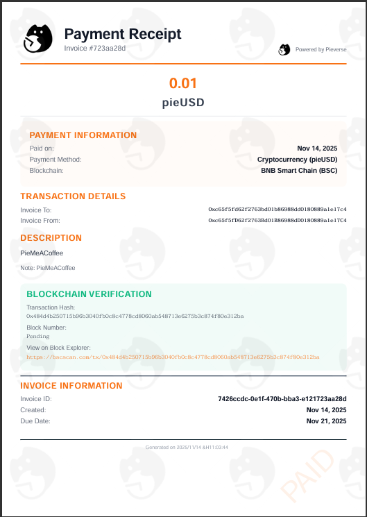 Chozpos's tweet photo. attend the
@pieverse_io
#PieMeACoffee airdrop event. #Pieverse #PieMeACoffee #x402 https://t.co/SGvXFxuv6j