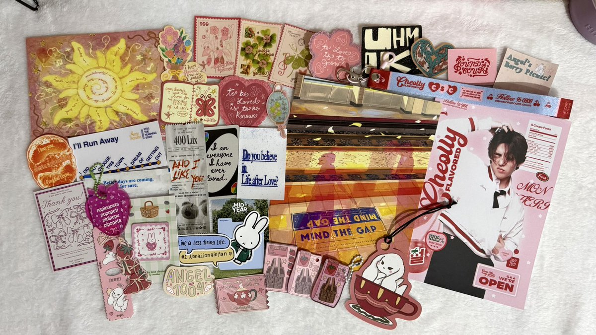 weeks and weeks worth of gifts (from me to me :p) 💘