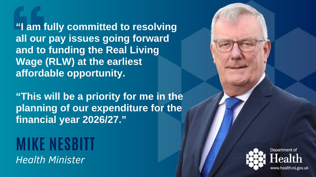 healthdpt's tweet image. The Health Minister has confirmed the funding position in relation to the Real Living Wage (RLW) for homecare workers.

➡️ Read more: t.ly/3ecqL