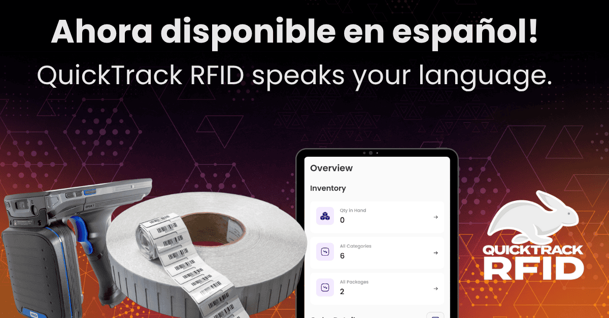 greytrunkRFID's tweet image. ¡QuickTrack RFID ahora disponible en español! 🌐

It&apos;s an easy-to-use inventory management software that leads to more accessibility and efficiency with less cost. 🐇

🔗 ow.ly/IwPy50XpIxa

#QuickTrackRFID #RFID #Inventario #GestiónDeInventario