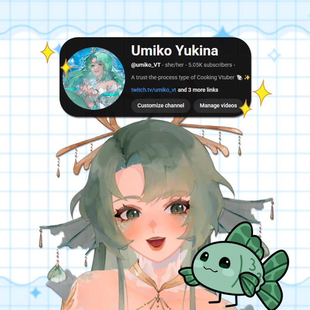 ✨🫧THANK U FOR 5K🫧✨

waaaaahh we hit 5k 🤗 i didn't think i would reach this goal! thank you fishie fam for supporting me it means so much ✨i will continue to work hard!