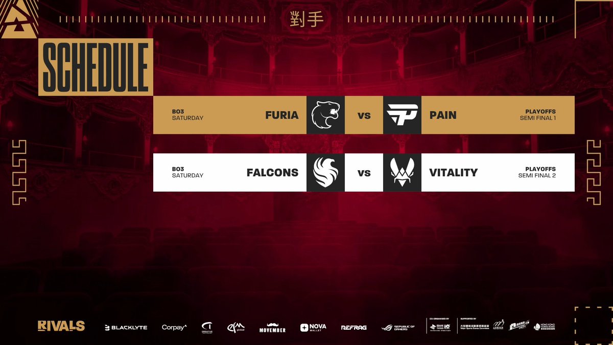 BLASTPremier's tweet image. An insane day of Counter-Strike today here in Hong Kong, and we&apos;ve got more of the same as we head into the Semi-Finals! 🇭🇰

We&apos;ll see you all tomorrow 👋 

#BLASTPremier
