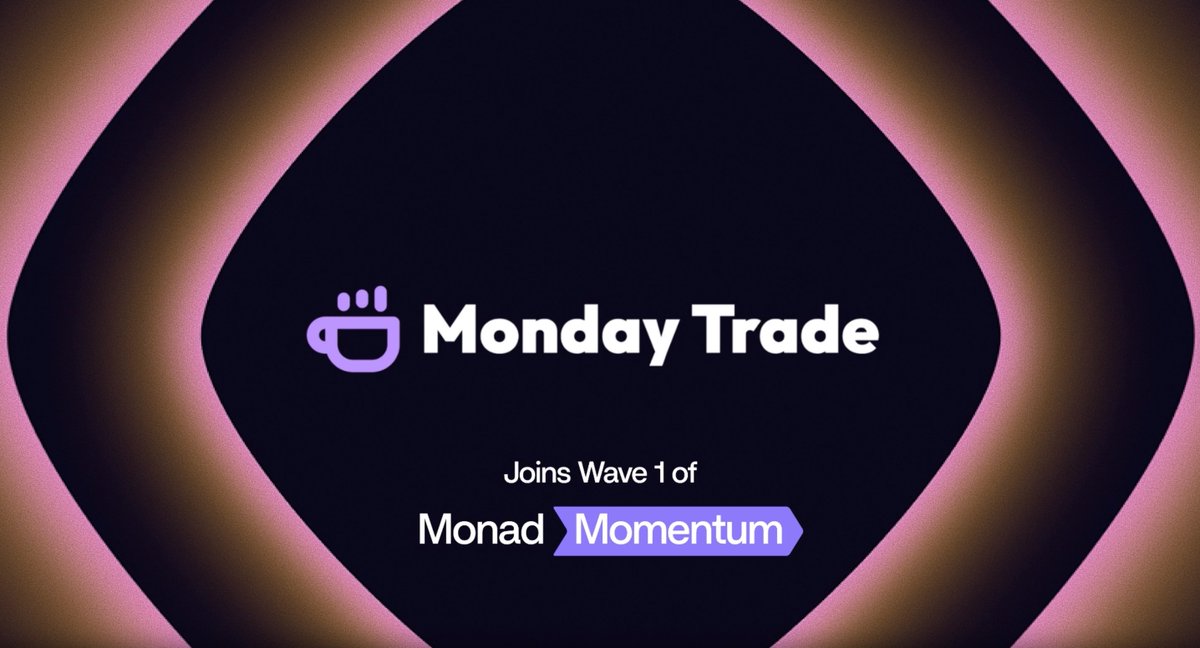Back in the Monad Momentum spotlight ⚡️

Monday Trade is gearing up for mainnet And yes, perps are coming day 1.

Are you waitlisted yet?