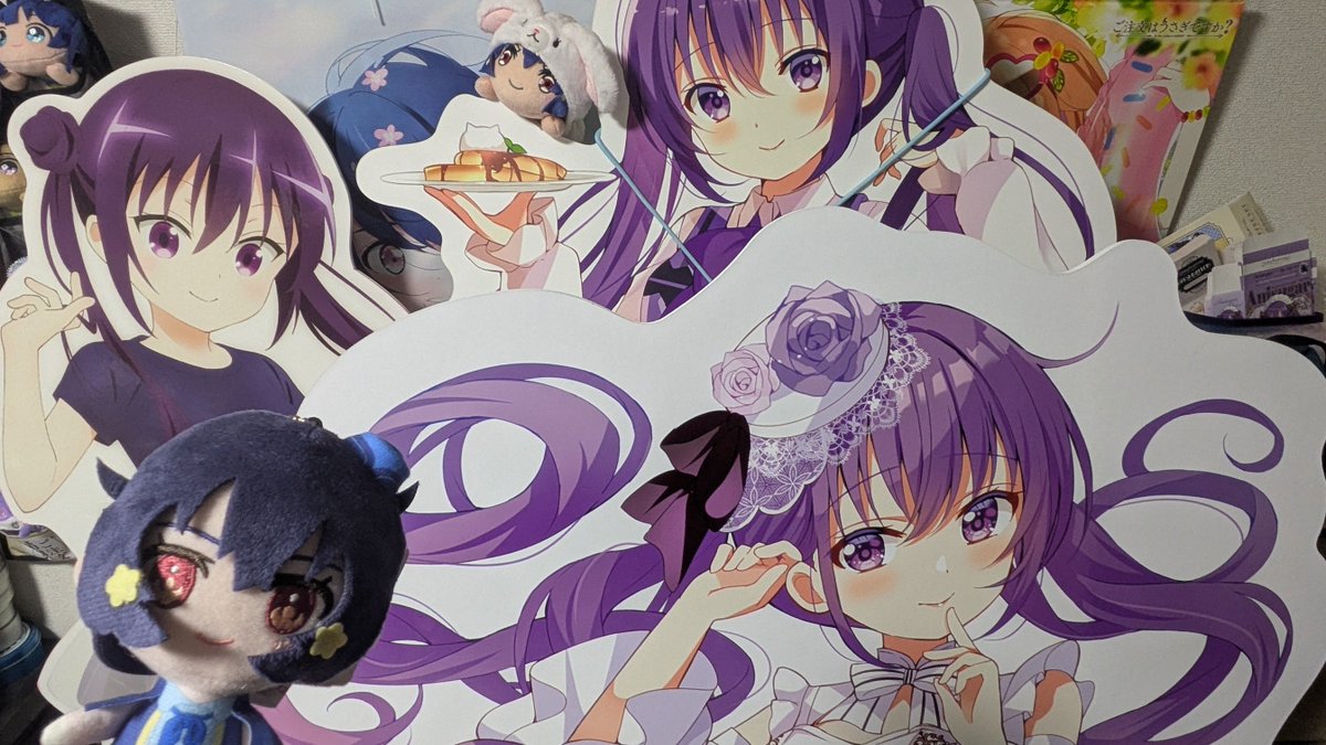 等身大パネル注文完了！ これでリゼちゃんの隣に愛ちゃんを並べられるね😉