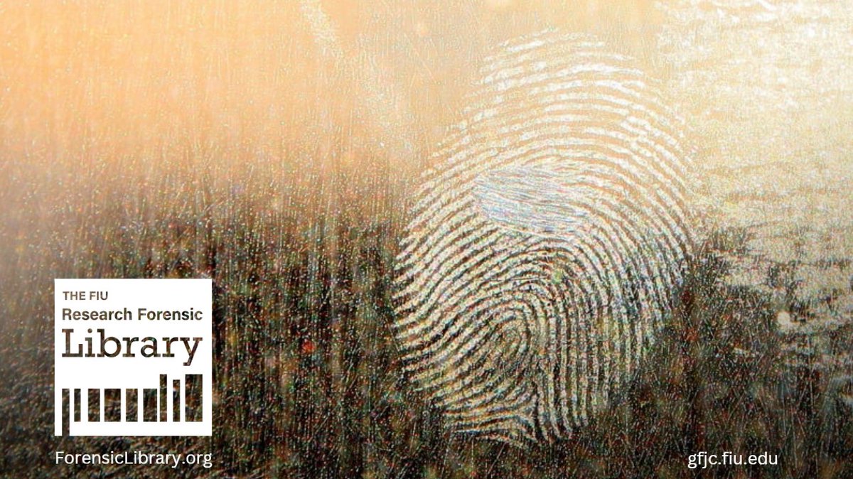 An extremely rare document written by Luke May, one of the first scientific criminal detectives in the United States. He worked in Seattle, WA in the 1920s-1940s and pioneered many new investigative techniques.

Download publication forensiclibrary.org/az/databases?q…