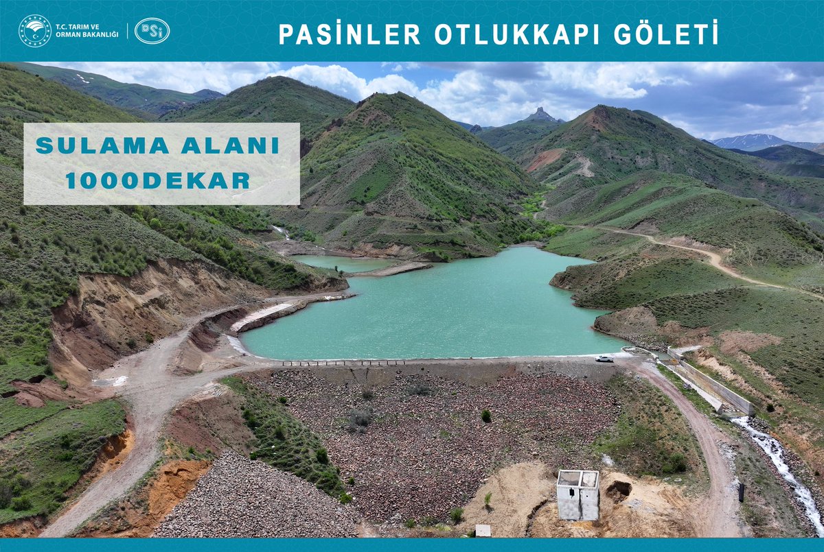 Pasinler Otlukkapı Göleti 

Pasinler Otlukkapı Göleti su tutarak bölge tarımının verimini artıran önemli bir kaynak hâline gelmiştir.
Bu kıymetli yatırım için Cumhurbaşkanımız Sayın Recep Tayyip Erdoğan’a şükranlarımı sunuyorum.
Ayrıca; Tarım ve Orman Bakanımız Sayın İbrahim