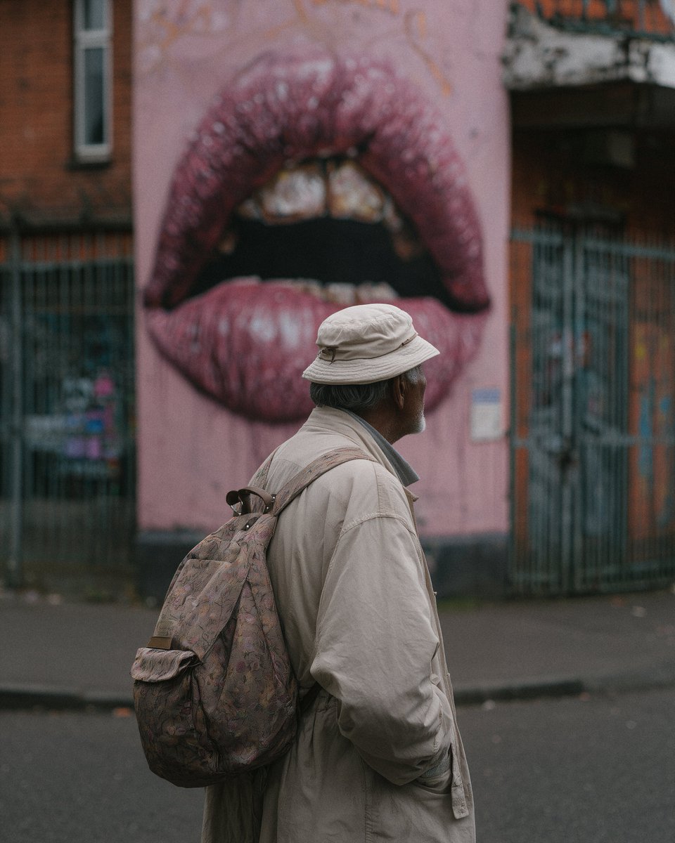 dcbruck's tweet image. Walking the streets with Midjourney