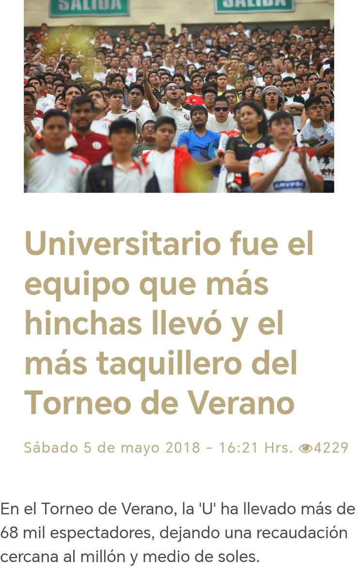 Pero ahí los tienes, diciendo que estuvimos escondidos 9 años y que nos hicimos hinchas recién el 2023.

Haata cuando no había ninguna esperanza esas tribunas se llenaban de aliento. No tanto como ahora que hay una AT que trabaja, pero SIEMPRE estuvimos en las malas y las peores.