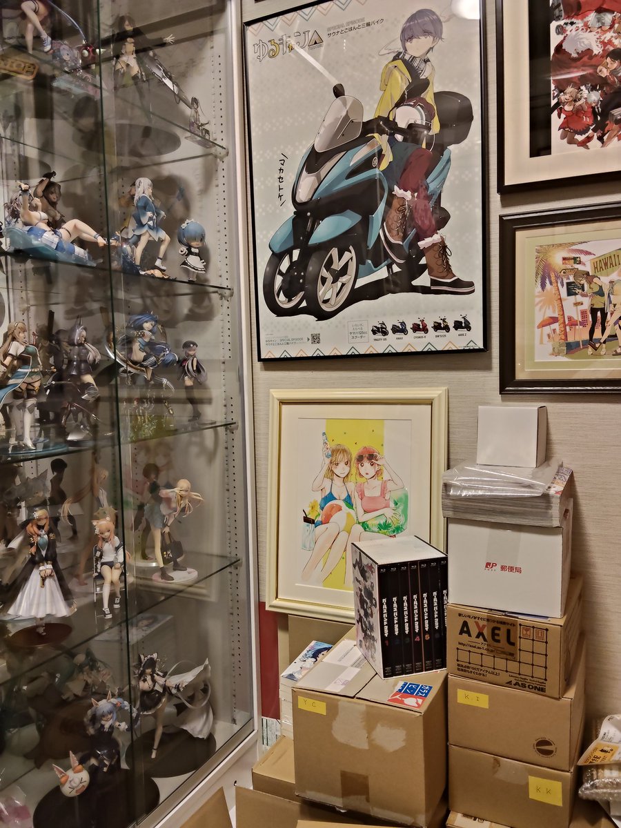 複製原画到着🫡ちゃんと飾るのは土日にやろっと😙 #アオのハコ