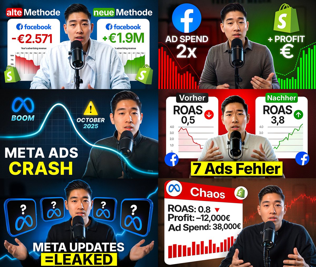 Here are some Meta Ads thumbnails I recently created for a client 👇

Looking for a thumbnail designer?  DM - me.