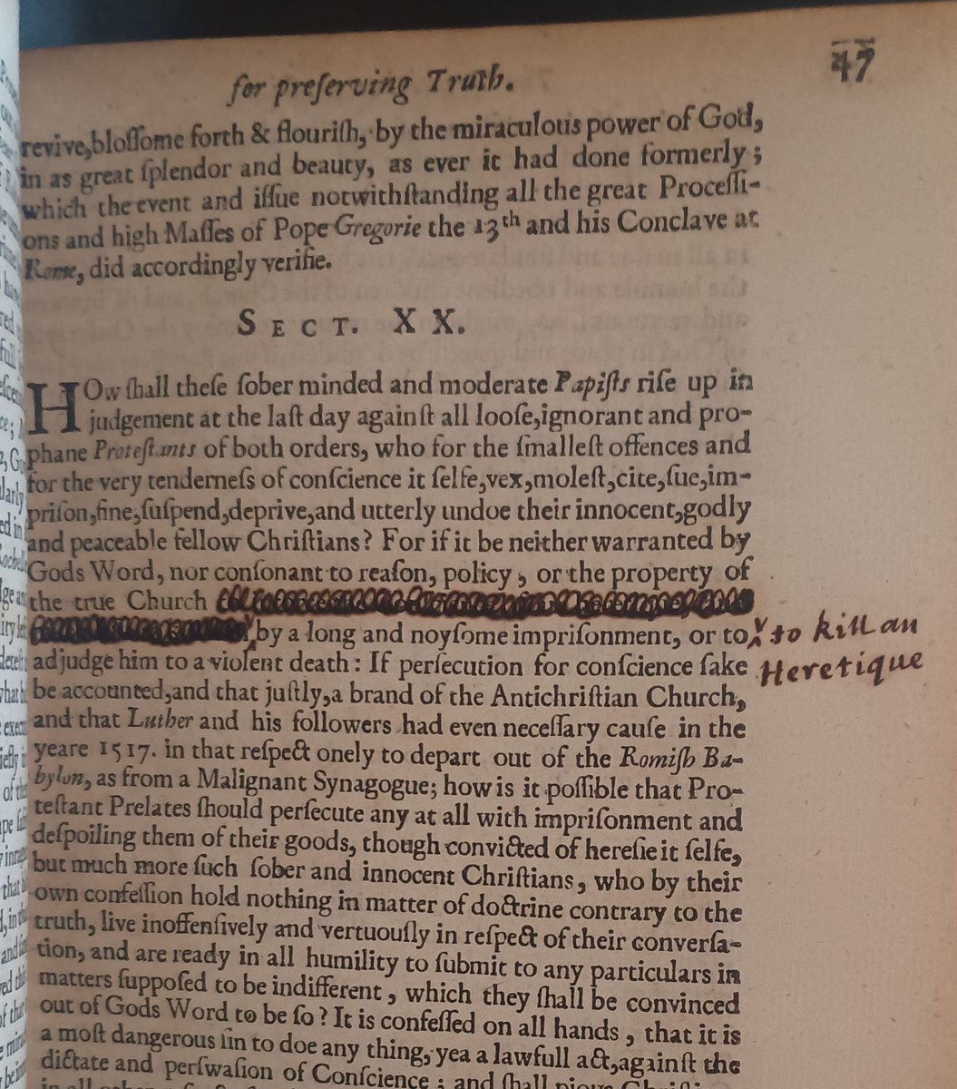 MarshsLibrary's tweet image. Our Maddock fellow Ben Card spotted this error correction in pamphlet from 1645 this morning. We think the errors in every copy were corrected manually in the print shop before they were sent out. A lot of work for some poor apprentice #errors #printing