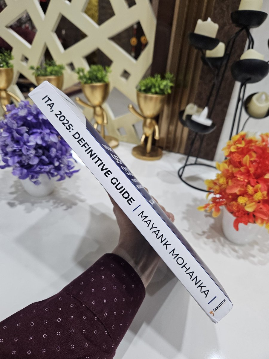 MohankaMayank's tweet image. Friends, there is something magical about seeing your penned words, speaking alive, bound in a tangible beautiful Book.
Paperback edition of my #Book-&quot;#IncomeTaxAct2025: #DefinitiveGuide&quot; with @Taxsutra is available for ordering at 
taxsutrareservoir.com/products/incom…