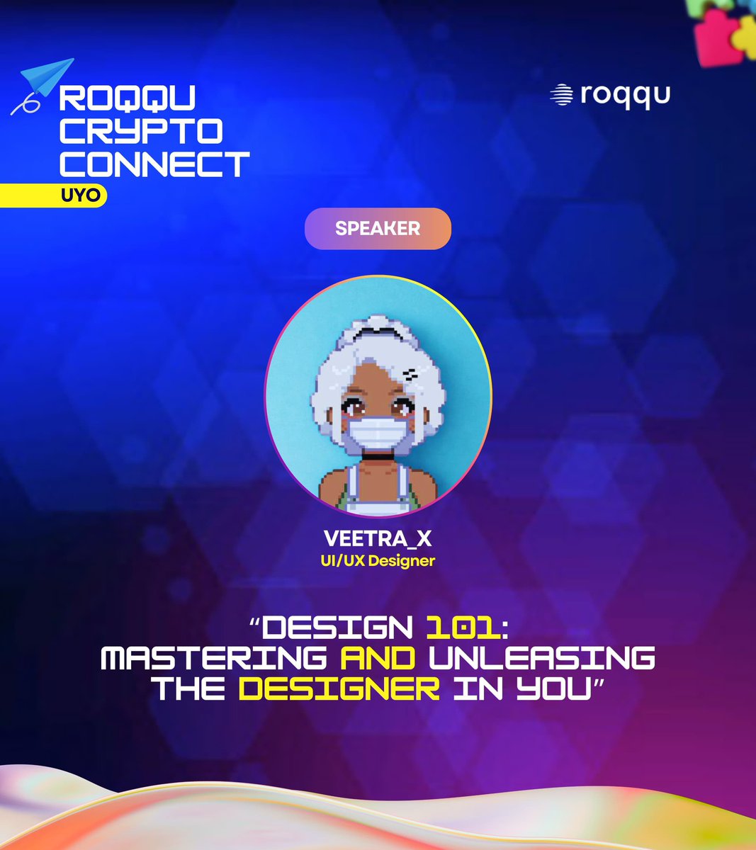 Bull_Tribe's tweet image. gTribe FAM

The amazing UI/UX Designer, @Veetra_X, is joining us as our 4th Speaker for #RoqquCryptoConnectUyo,
Courtesy of @roqqupay

Join us to unlock the secrets of great design in the Web3 space.

Register now 👇
luma.com/hdvhzurq