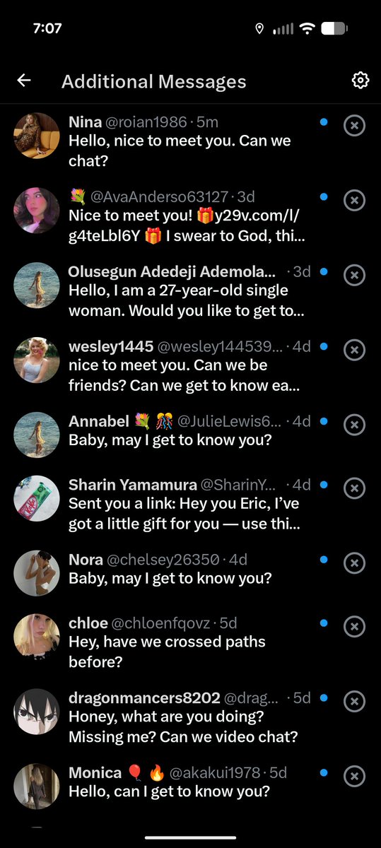 Hey Ladies, do you get tons of thirst trap spam from fake male accounts?