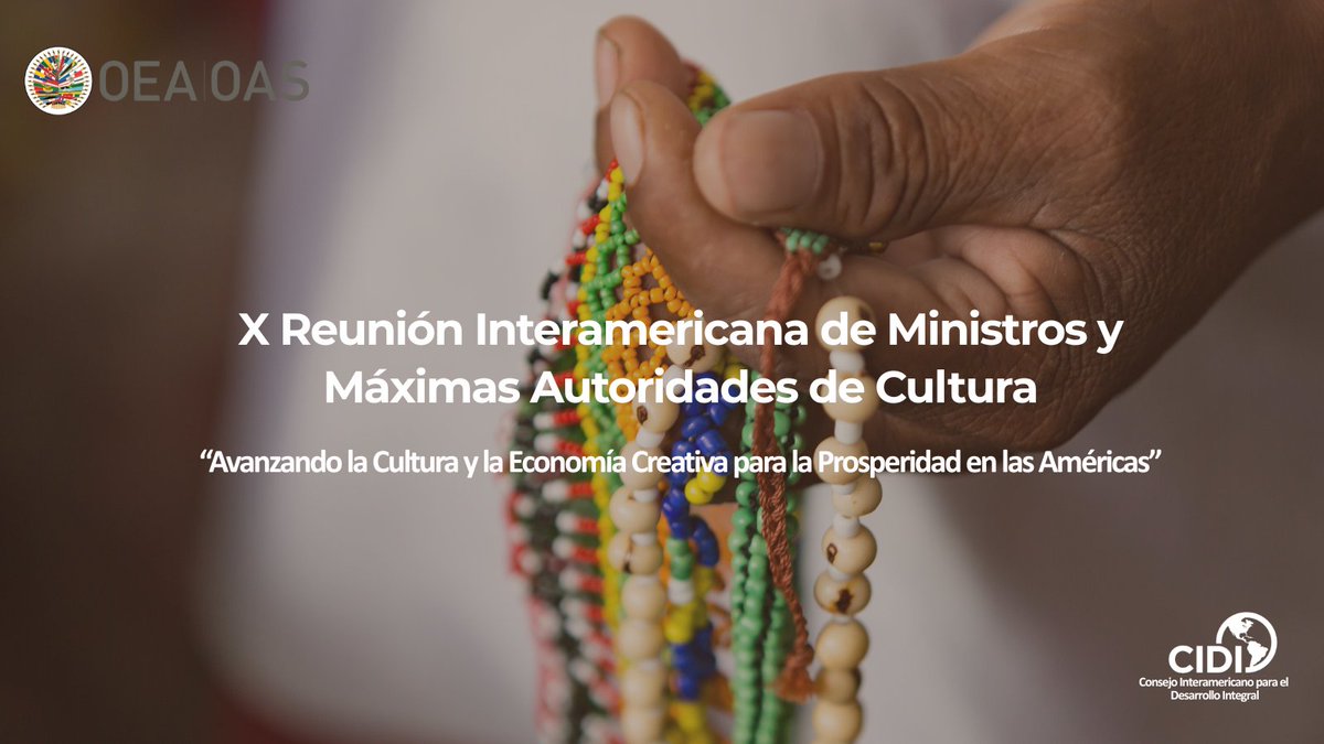 📊 DÍA 2 | REMIC-X
La jornada inició con las palabras de bienvenida de la Presidencia, <a href="/Educacion_Ec/">Ministerio de Educación, Deporte y Cultura</a>, y con <a href="/UNESCOstat/">UNESCO Institute for Statistics</a> con un llamado a la acción en Mejora de los datos culturales para la formulación de políticas basadas en pruebas”, a cargo de José Pessoa. 
#OEACultura2025