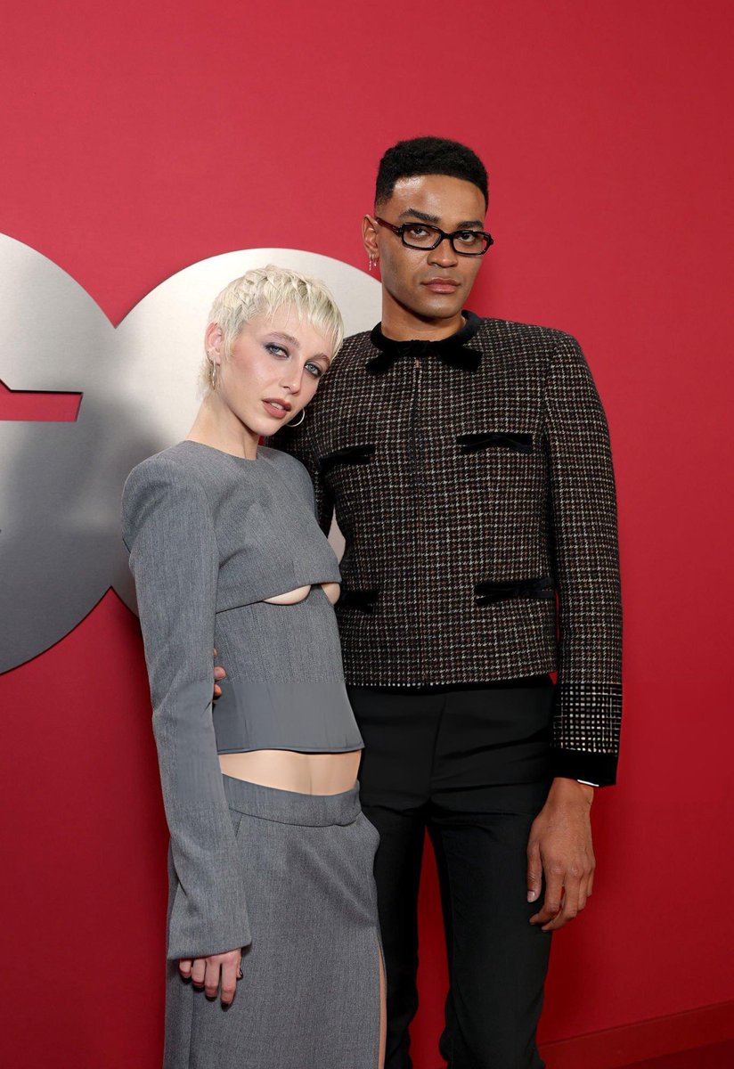Emma Chamberlain and Owen Thiele at GQ Men Of The Year.