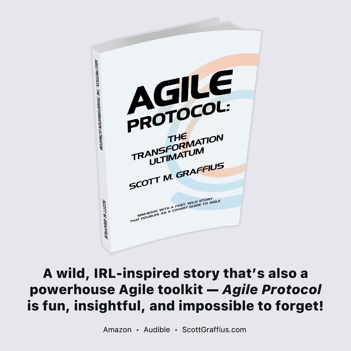 ScottGraffius's tweet image. A wild, IRL-inspired story that’s also a powerhouse Agile toolkit — AGILE PROTOCOL is fun, insightful, and impossible to forget!

Get the book on Amazon today 👉 amzn.to/436gTiZ

#WorkSmart #Teamwork #Leadership #Innovation #FunReads #Storytelling #UnforgettableReads