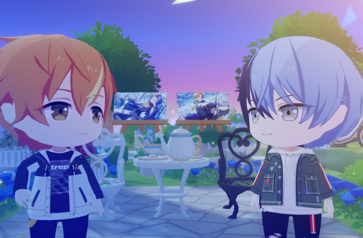 最後に写真撮りに急いだらデート中で、邪魔して本当すみません…
一日中ずっとくっついててデート満喫してたね