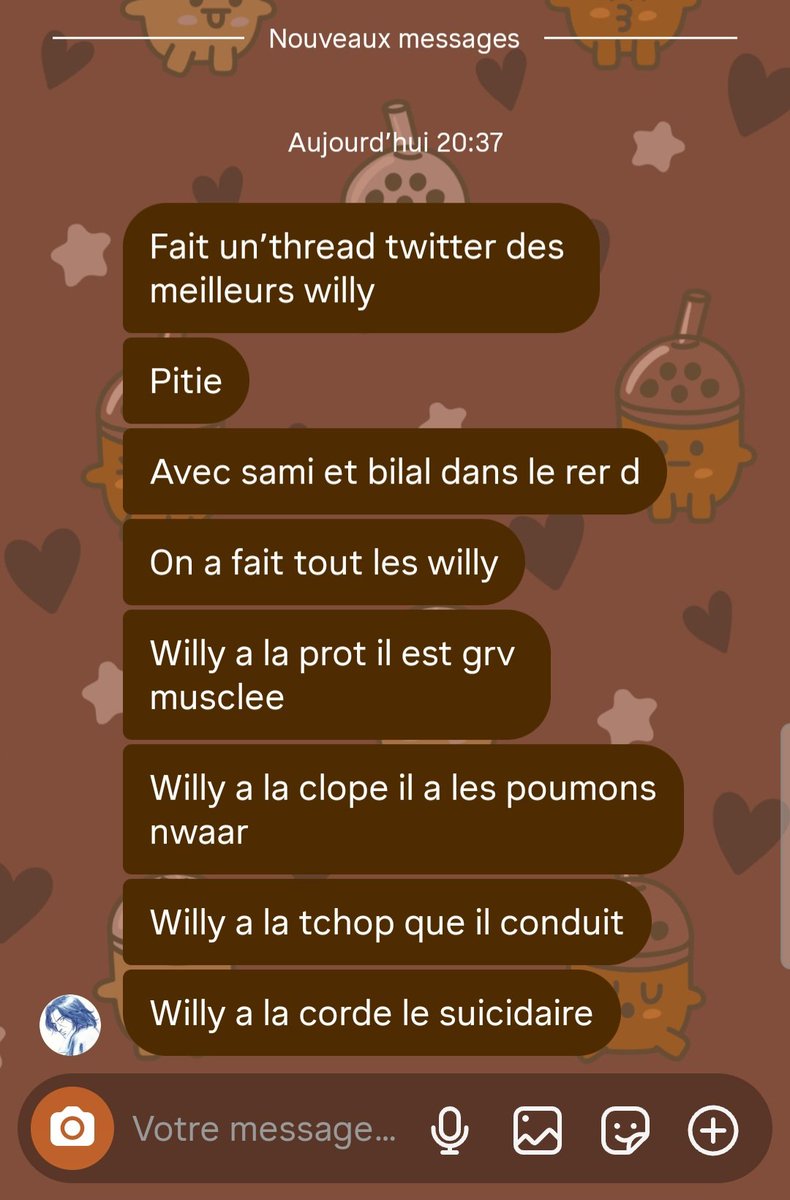 *5 juillet 1962 indépendance de l'Algérie 🇩🇿au prix du sang et des larmes

👴🏽🇩🇿 : Pérpetue l'héritage de notre peuple, que ce passé ne soit jamais oublié

🧔🏽‍♂️🇩🇿 : oui père

*63 ans plus tard

🧔🏽‍♂️🇩🇿 : tu te fais des amis fils ?

👶🏽🇩🇿🇫🇷🇰🇷 : oui 

🧔🏽‍♂️ : vs parlez de quoi ?

👶🏽🇩🇿🇫🇷🇰🇷 :