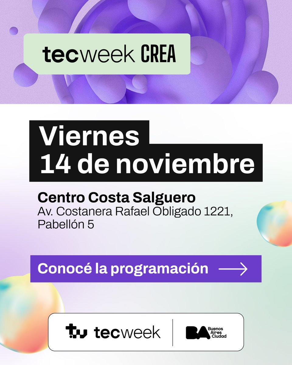 Tecweek tweet media