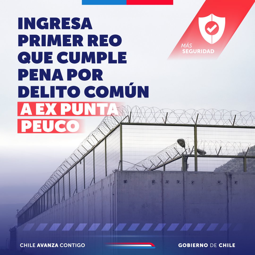 GobiernodeChile's tweet image. Se comienza a concretar el término de un trato privilegiado a condenados por crímenes de lesa humanidad.

El fin de Punta Peuco como penal especial es un compromiso presidencial que busca  optimizar la capacidad penitenciaria y que reafirma el principio de igualdad ante la ley.