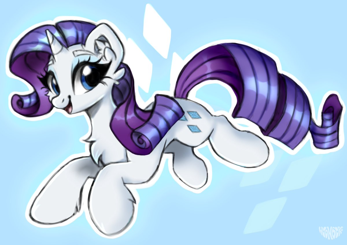 woonburg's tweet image. Rarity, sketched on today&apos;s stream 💎💖