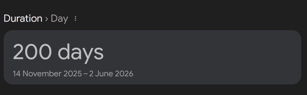 rrrautela's tweet image. okay that&apos;s it.
originally, my plan was to do this from 2026, after december exams, but no more waiting.
and its time to raise the stakes as well.

starting #200DaysOfCode from today.